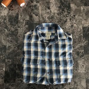 Men’s L.L. Bean Flannel Button Down Shirt